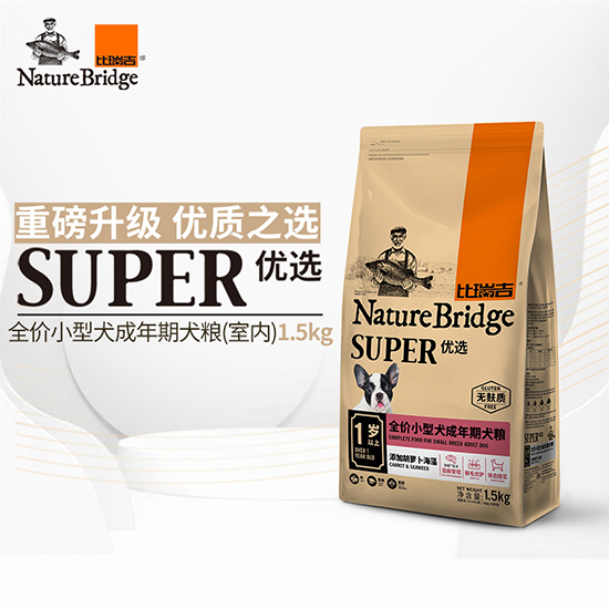 比瑞吉優(yōu)選全價(jià)小型犬成年期犬糧