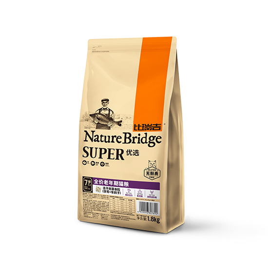 比瑞吉優(yōu)選全價(jià)老年期貓糧