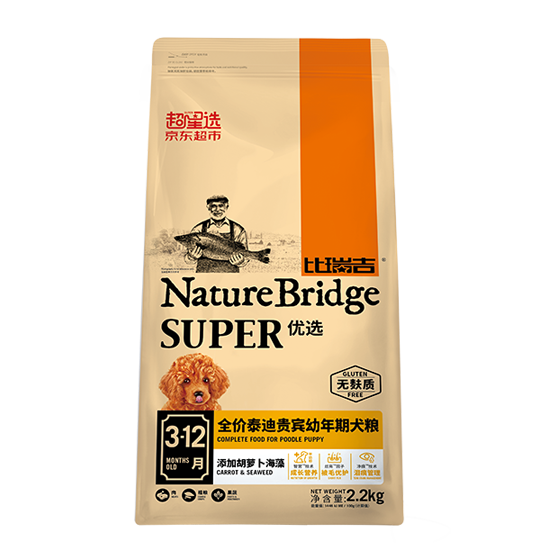 比瑞吉優(yōu)選全價(jià)泰迪貴賓幼年期犬糧（JD專供）