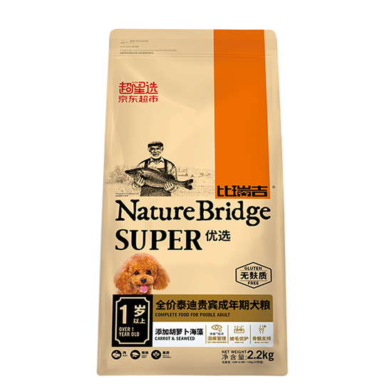 比瑞吉優(yōu)選全價泰迪貴賓成年期犬糧（JD專供）