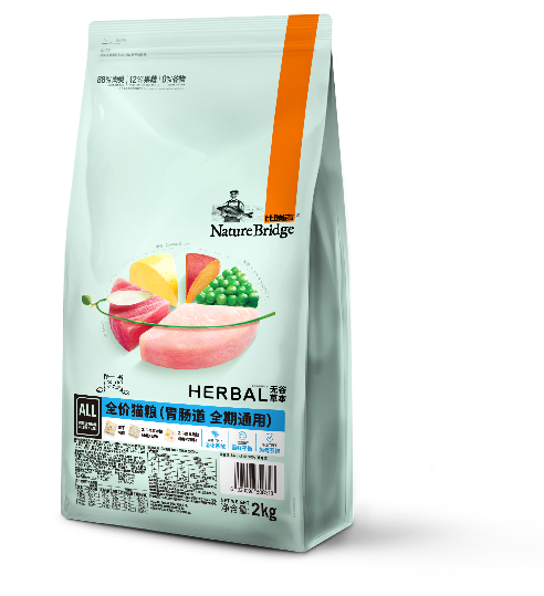 比瑞吉無(wú)谷草本全價(jià)貓糧(胃腸道全期) 添加山楂