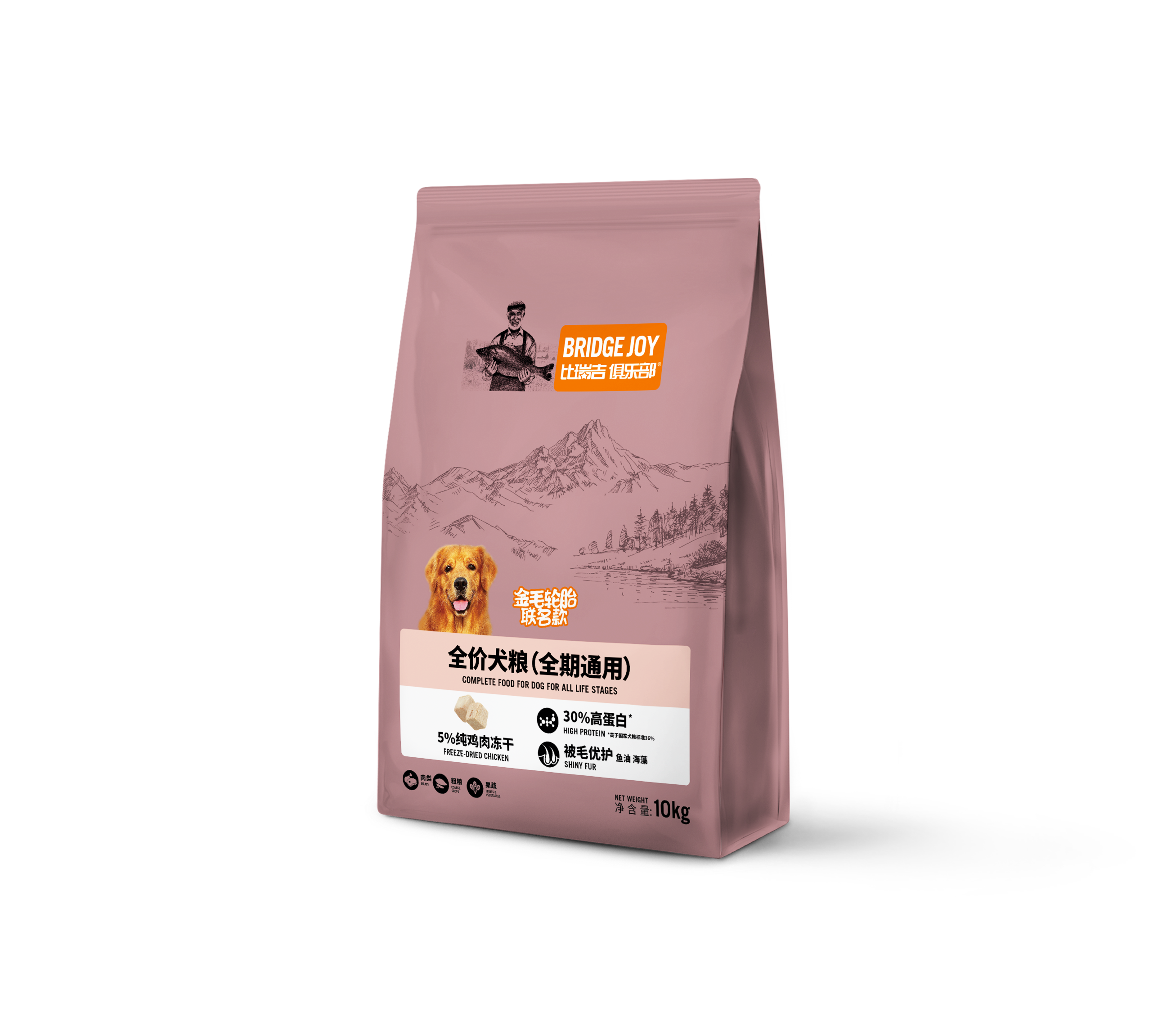 比瑞吉金毛輪胎聯(lián)名款全價犬糧（全期通用）