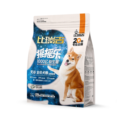 比瑞吉搖搖樂(lè)益生菌無(wú)谷全價(jià)犬糧(全期通用)1.5kg